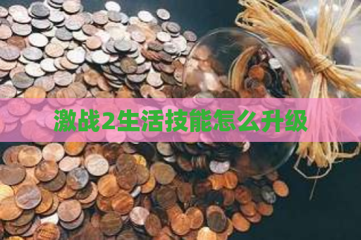 激战2生活技能怎么升级